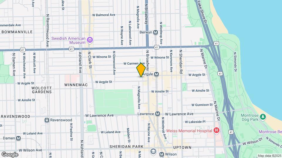 1222-24 W. Argyle St. Mapa y Detalles de la Ubicación