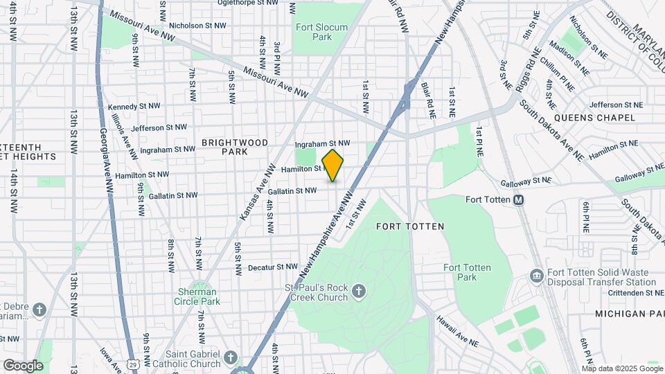 5100 2nd St NW Map and Location Details