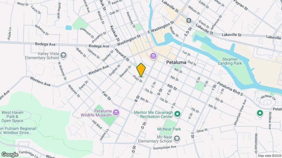 12 Post St Map and Location Details