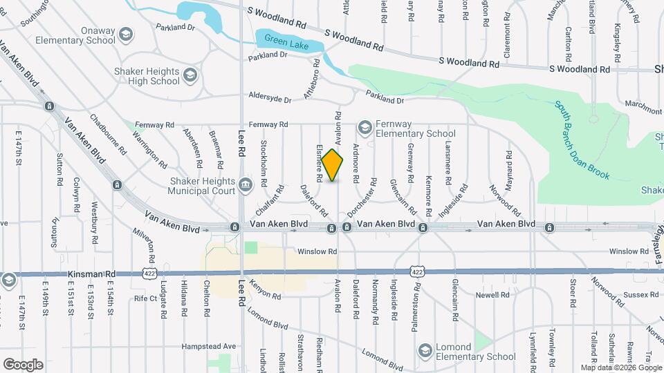 3350 Avalon Rd Map and Location Details