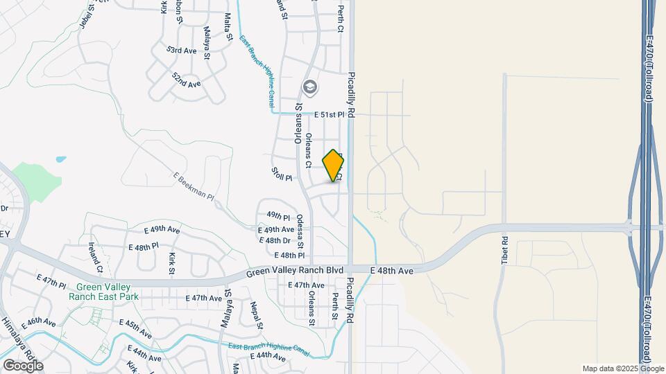 21630 E Stoll Pl Map and Location Details
