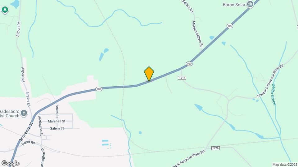 2160 NC-109 Map and Location Details