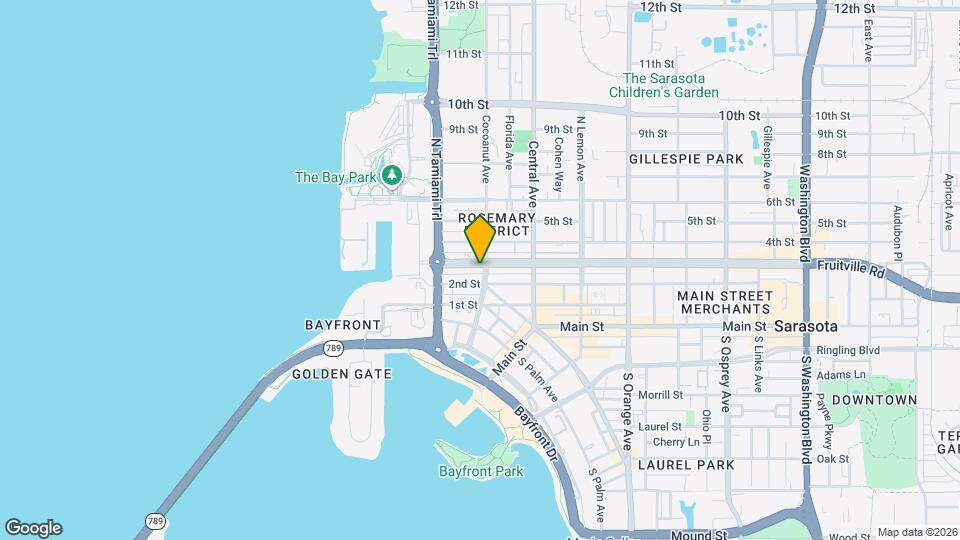 235 Cocoanut Ave Map and Location Details