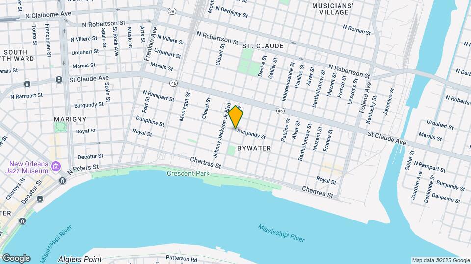 3308-3310 Burgundy St Mapa y Detalles de la Ubicación