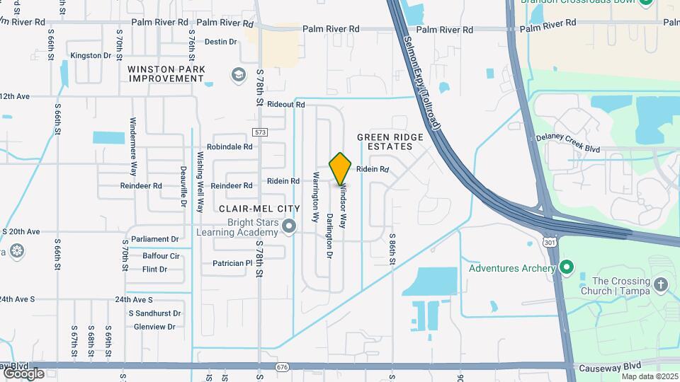 1707 Windsor Way Map and Location Details
