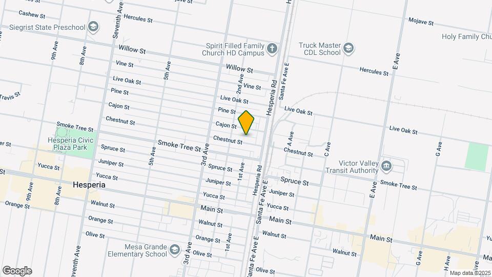 16526 Chestnut St Map and Location Details
