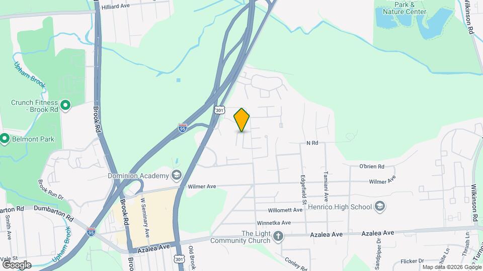 5612 Crenshaw Rd Map and Location Details