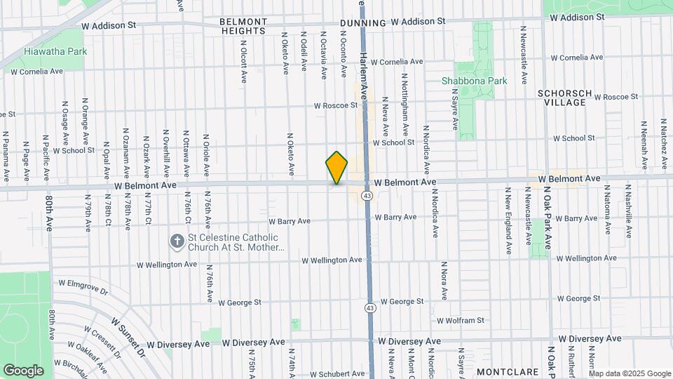 7249 W Belmont Ave Mapa y Detalles de la Ubicación