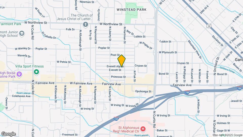 6212 Everett St Map and Location Details