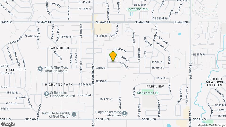 4516 SE 50th St Map and Location Details