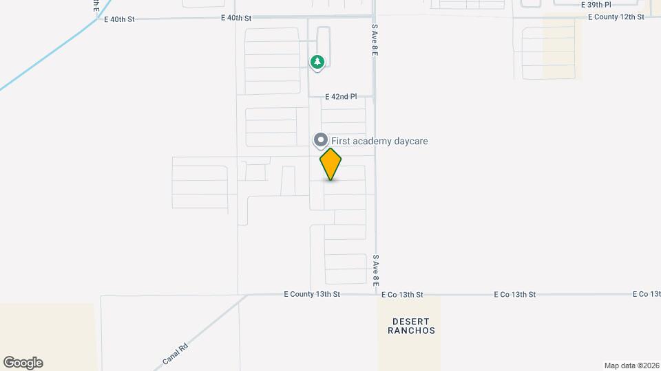 7815 E 44th Ln Map and Location Details