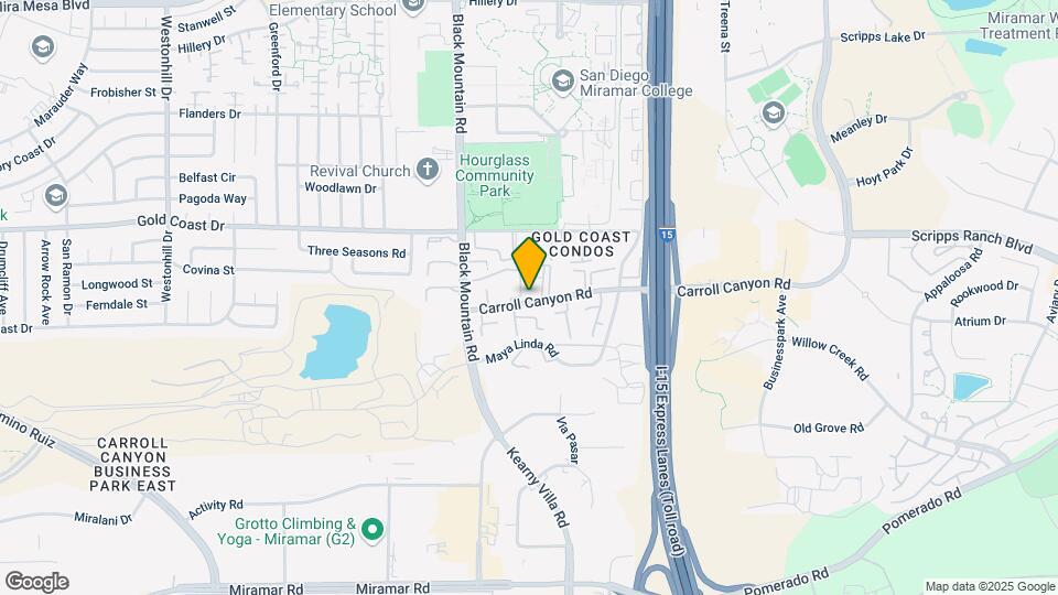 9516 Carroll Canyon Rd, Unit 113 Map and Location Details