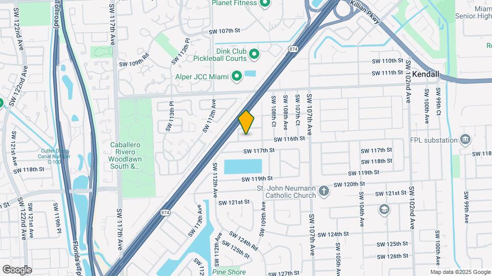 10965 SW 116th St Map and Location Details