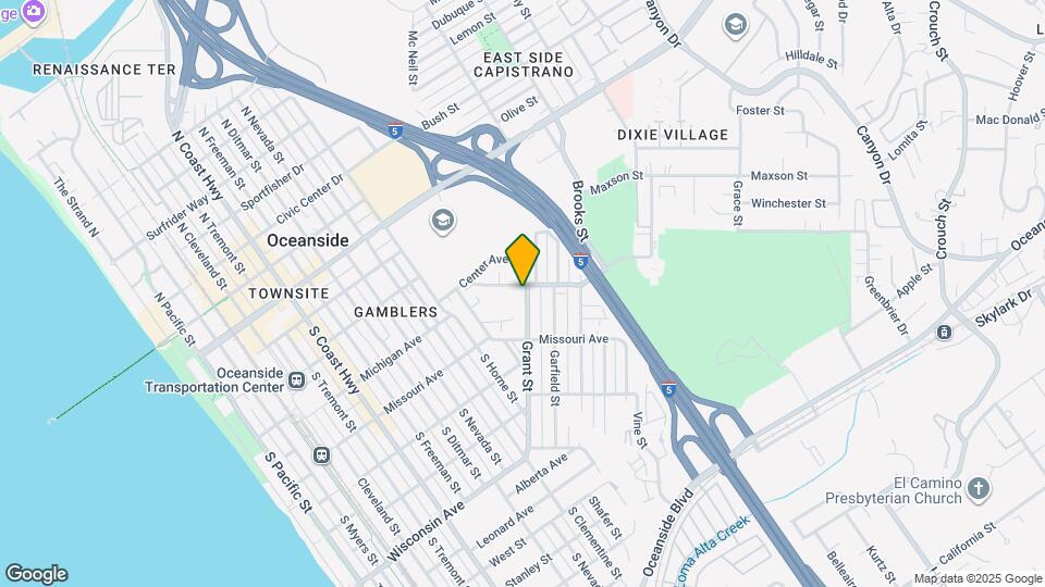 1249 Division St Map and Location Details