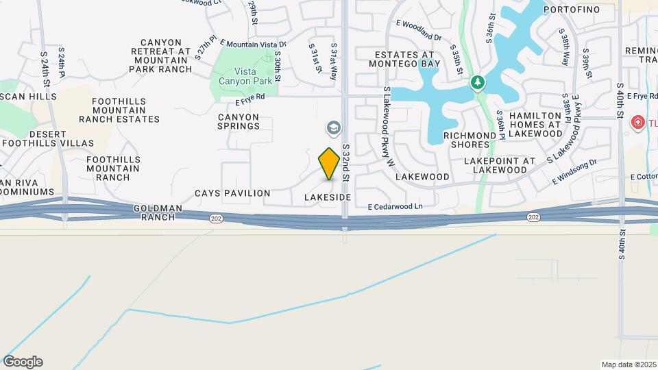 3131 E Cottonwood Ln Mapa y Detalles de la Ubicación