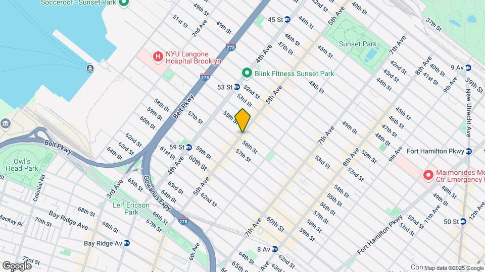 5513 5th Ave Mapa y Detalles de la Ubicación