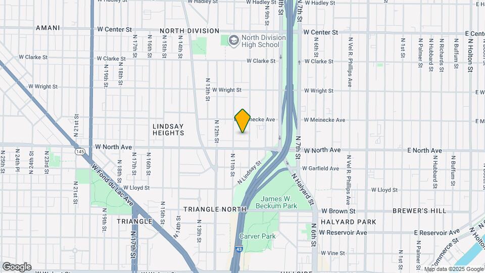 2333A N 10th St Map and Location Details