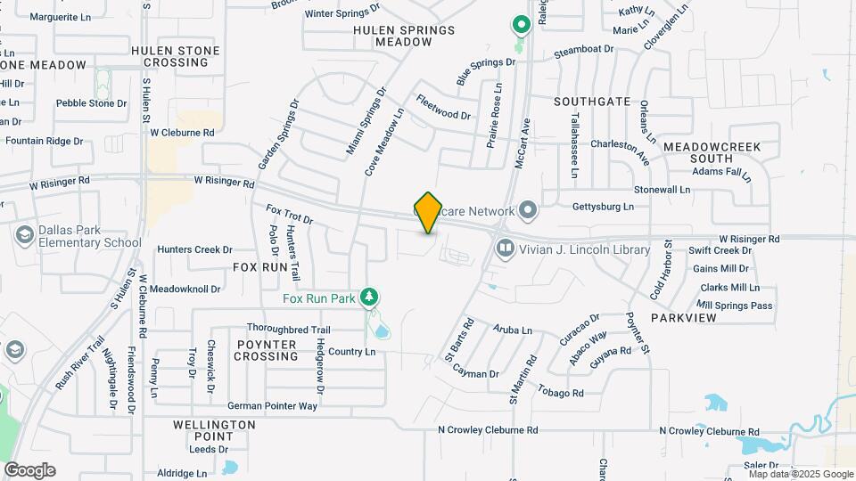 8728 Texas Risinger Dr Mapa y Detalles de la Ubicación