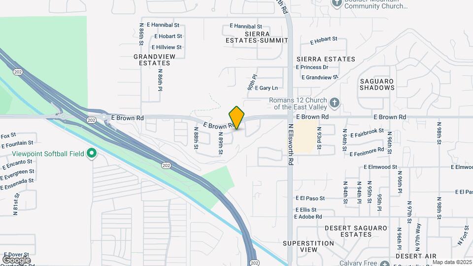 8947 E Fairbrook St Map and Location Details