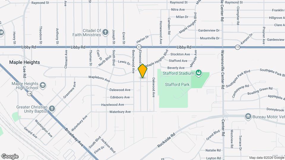 5437 Elmwood Ave Map and Location Details