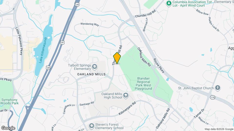 5727 Thunder Hill Rd Mapa y Detalles de la Ubicación
