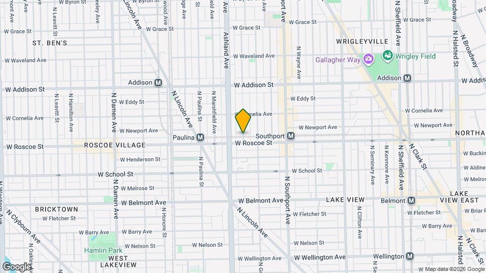 3418 N Bosworth Ave, Unit 2 Mapa y Detalles de la Ubicación