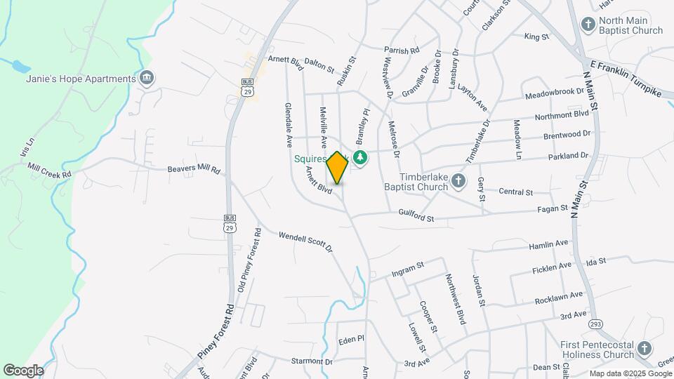 717 Melrose Ave Map and Location Details