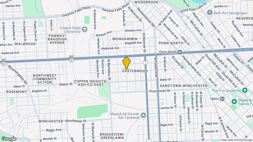 1700 N Pulaski St Map and Location Details