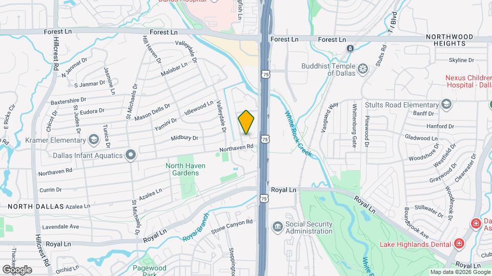 11222 Park Central Pl Map and Location Details