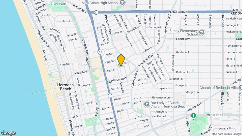 1304 Bonnie Brae St Mapa y Detalles de la Ubicación