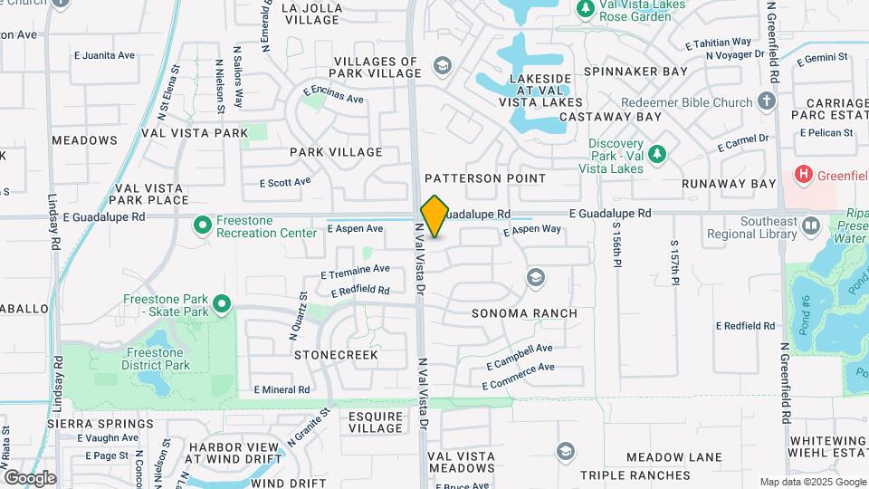 1612 E Barbarita Ave Mapa y Detalles de la Ubicación