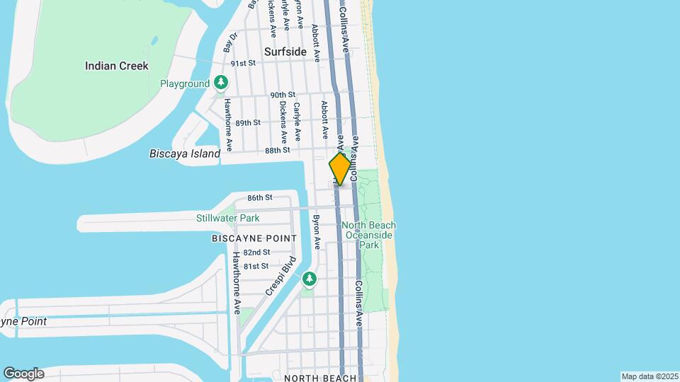 Ocean Deck Motel Apartment Map and Location Details