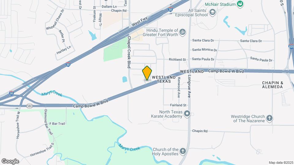 3505 Chapel Pointe Trail Map and Location Details