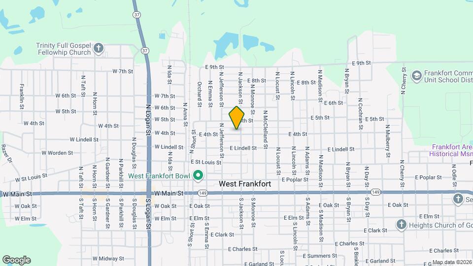 313 E 4th St Mapa y Detalles de la Ubicación