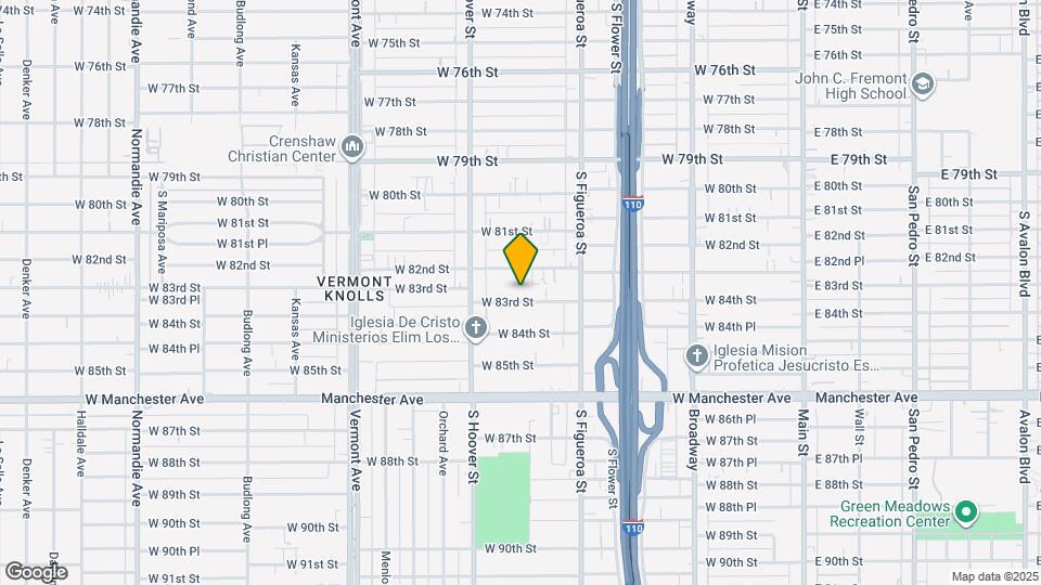 629 W 83rd St Map and Location Details