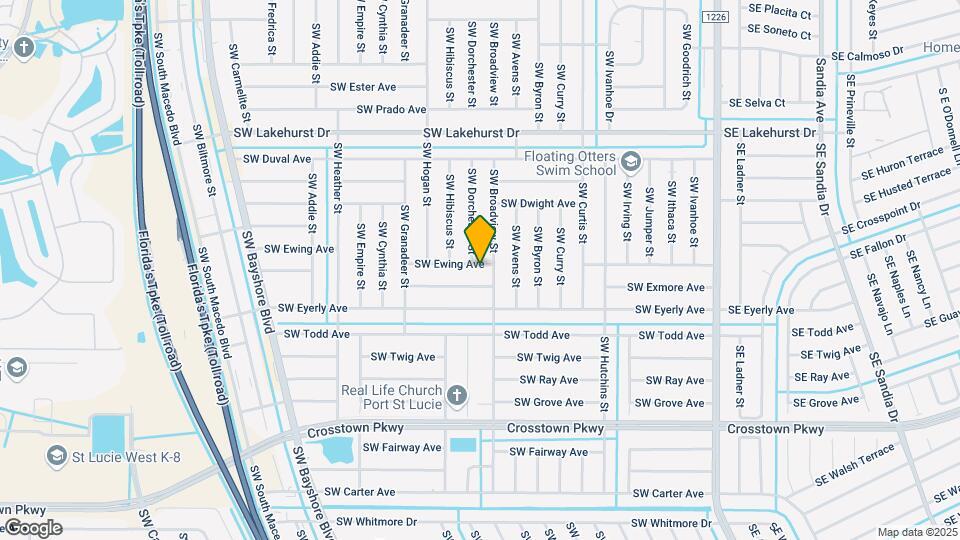 408 SW Ewing Ave Map and Location Details