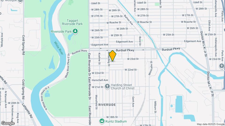 1362 W Pruitt St Map and Location Details