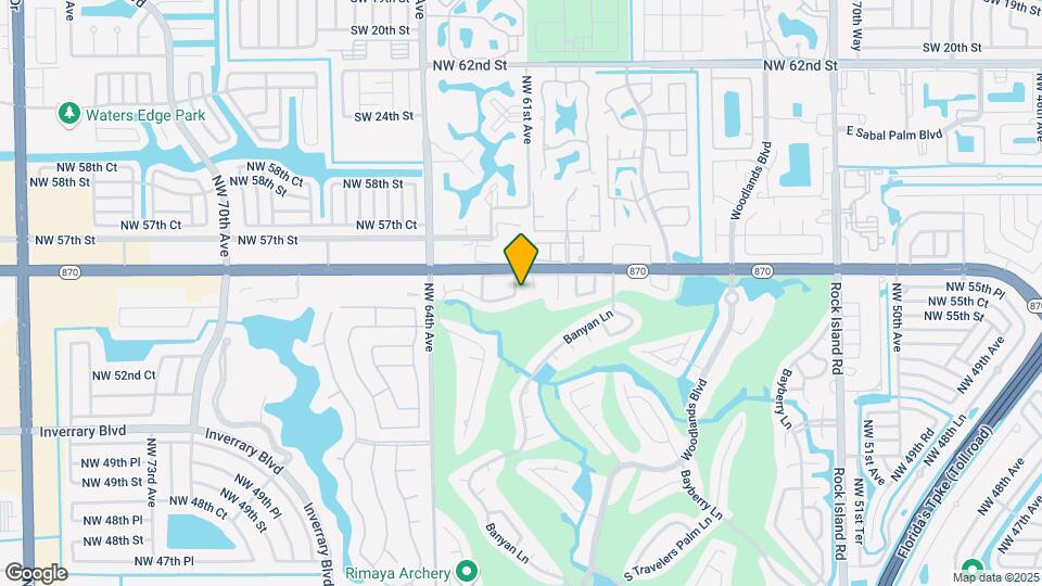 6104 White Oak Ln Map and Location Details