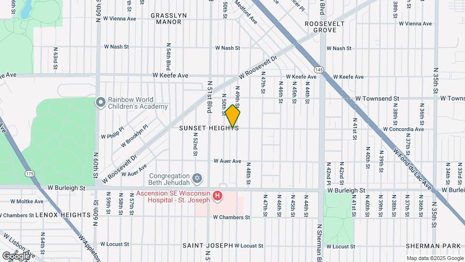 3287 N 49th St Map and Location Details