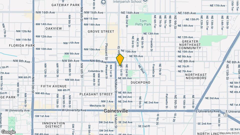 710 NE 1st St Map and Location Details