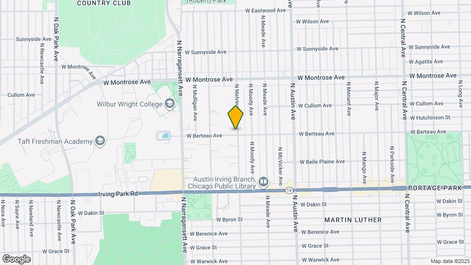 4204 N Melvina Ave Map and Location Details