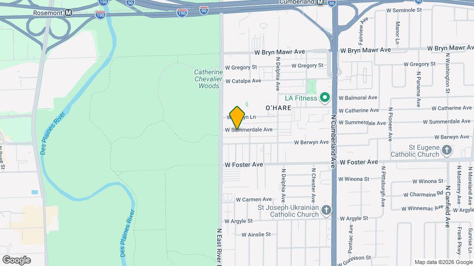 8729 W Summerdale Ave Map and Location Details