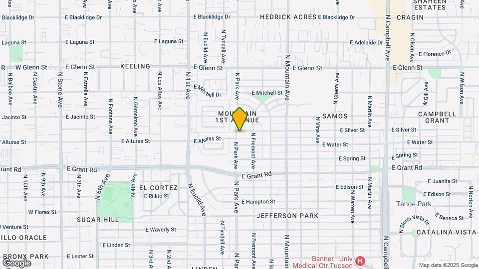 1008 E Silver St Map and Location Details