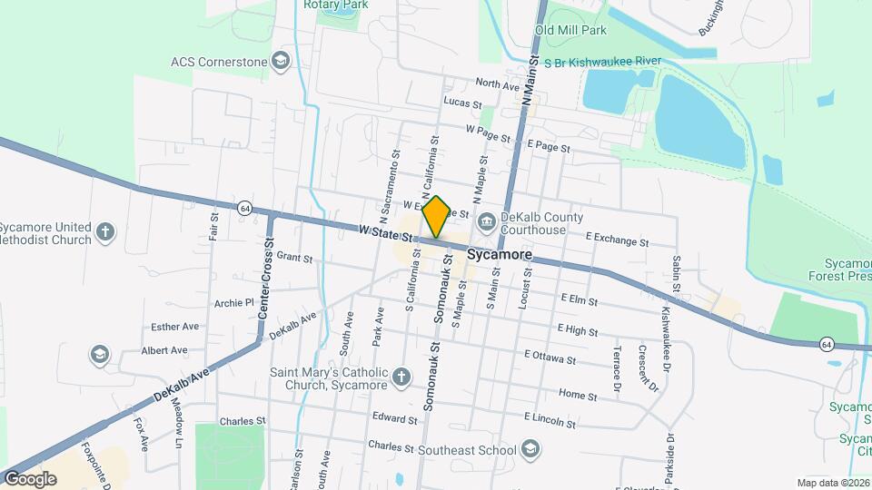 318 W State St Map and Location Details