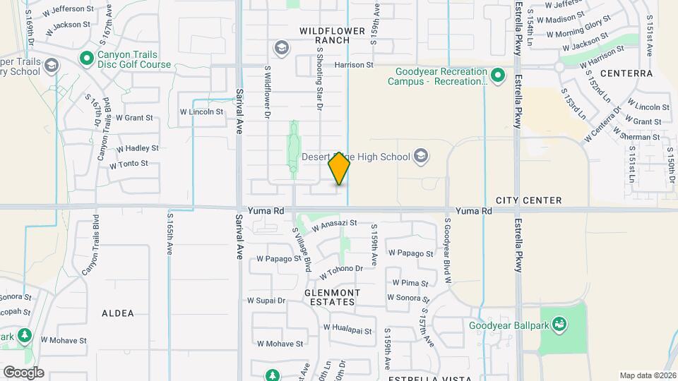 16010 W Maricopa St Map and Location Details