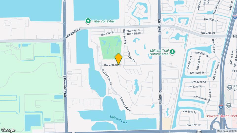 1400 NW 45th St Map and Location Details