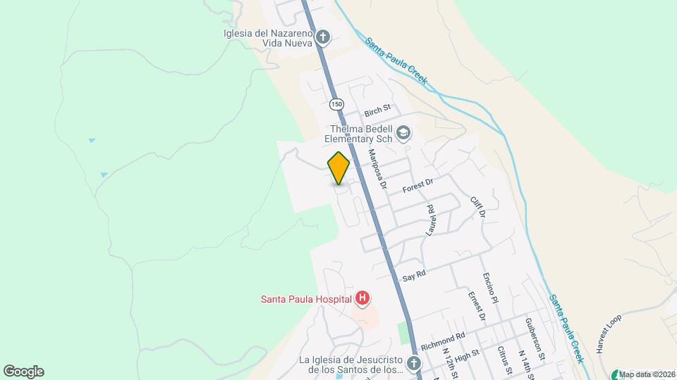 1217 Redbud St Map and Location Details