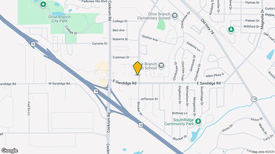 6041 Blocker St Map and Location Details