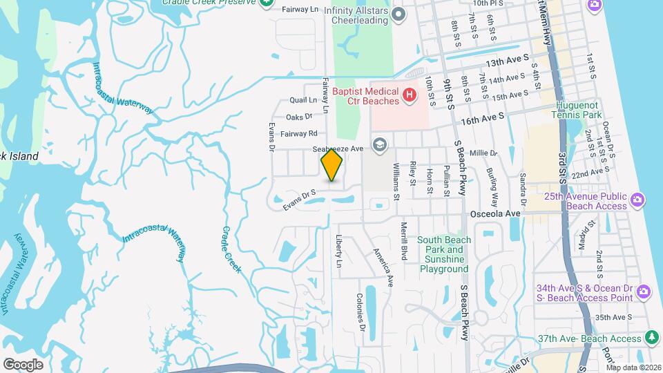 1695 Evans Dr S Map and Location Details