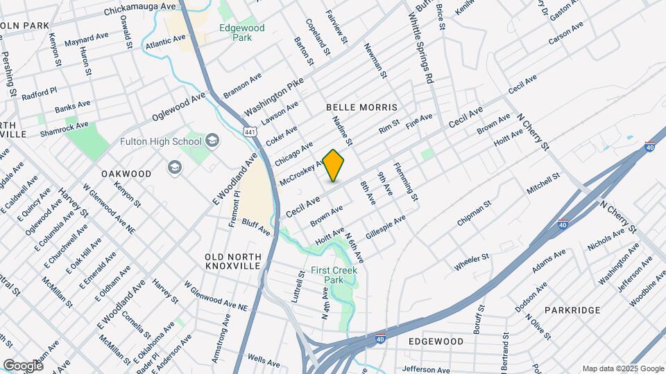 1611 Cecil Ave-Unit -1609 Cecil Ave - Upper Unit Map and Location Details